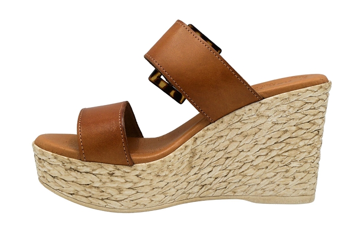 Evafruitos nu pieds sandale 1941 mule comp tan3179601_2