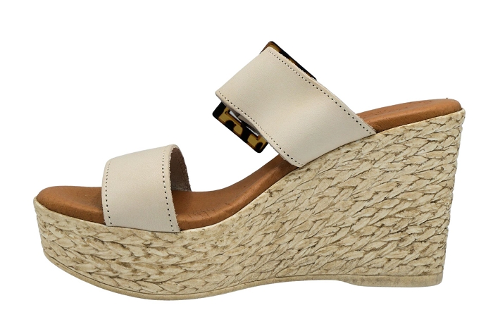 Evafruitos nu pieds sandale 1941 mule comp beige3179701_2