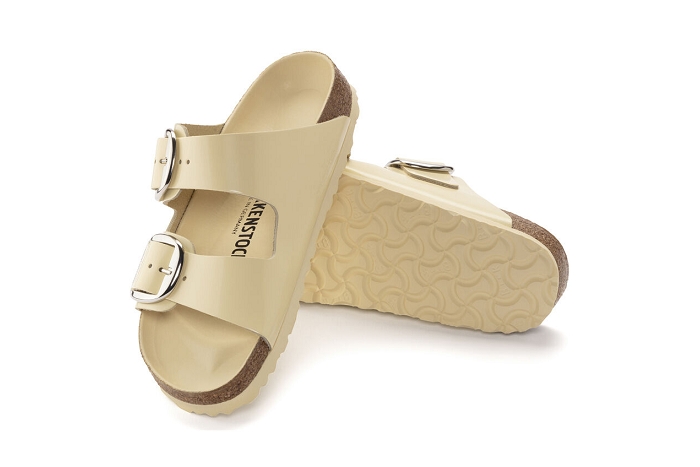 Birkenstock nu pieds sandale arizona  big buckle beige3183001_3