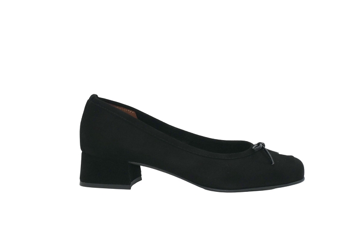 Folies ballerines amarre velours noir