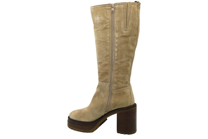 Alpe boots bottines 2681 botte vel beige3193501_2