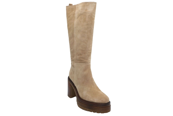 Alpe boots bottines 2681 botte vel beige3193501_3