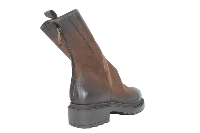 Metisse boots bottines ma 05 boots zip buck marron3197401_3