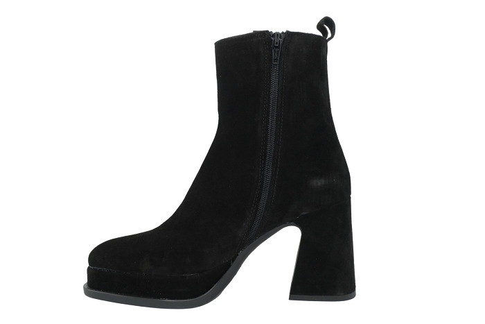 Alpe boots bottines 2749 velours noir3197501_5