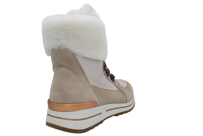 Ara boots bottines 24599 beige blanc beige blanc3212501_4