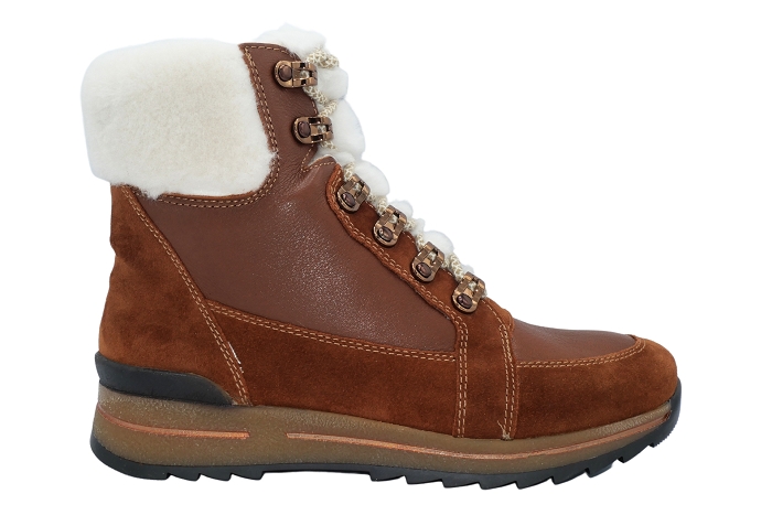 Ara boots bottines 24599 beige blanc cognac