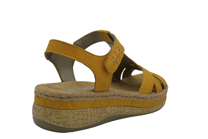 Rieker nu pieds sandale v0919 jaune3214801_3