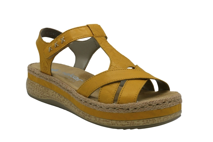 Rieker nu pieds sandale v0919 jaune3214801_4