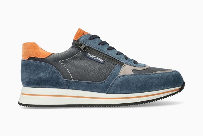 Mephisto derby gilford 3669 1545 bleu navy