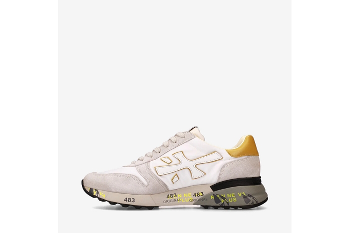 Premiata baskets mick 6613 beige blanc3224301_2