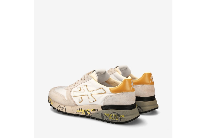 Premiata baskets mick 6613 beige blanc3224301_5