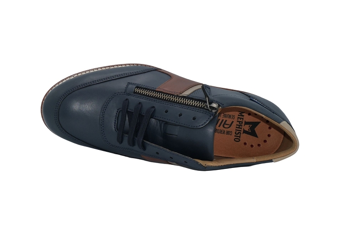 Mephisto derby fabian navy bleu marron3224601_5