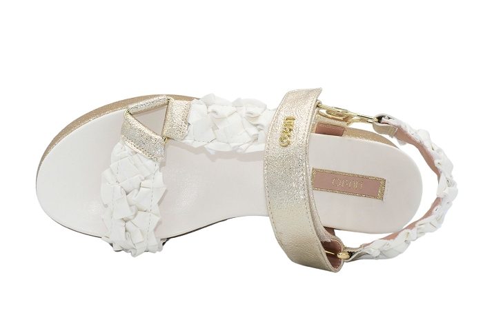 Liu jo nu pieds sandale frida 28 blanc or3236601_3