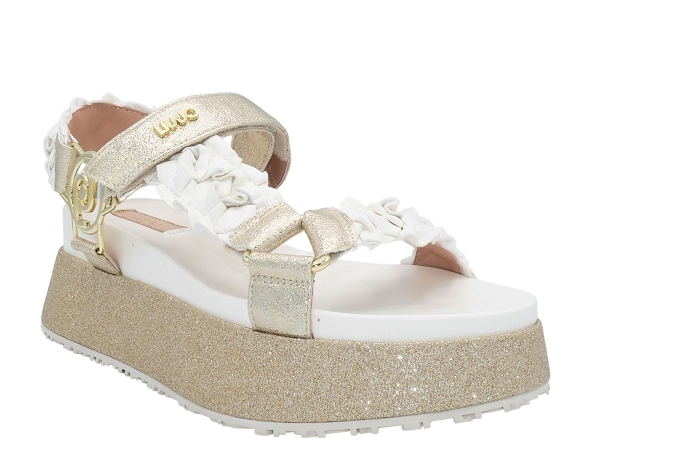 Liu jo nu pieds sandale frida 28 blanc or3236601_4