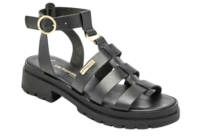 Les tropeziennes nu pieds sandale tobo noir3238901_3