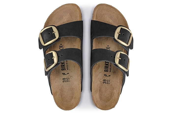 Birkenstock nu pieds sandale arizona  big buckle1023290 noir or3240301_5