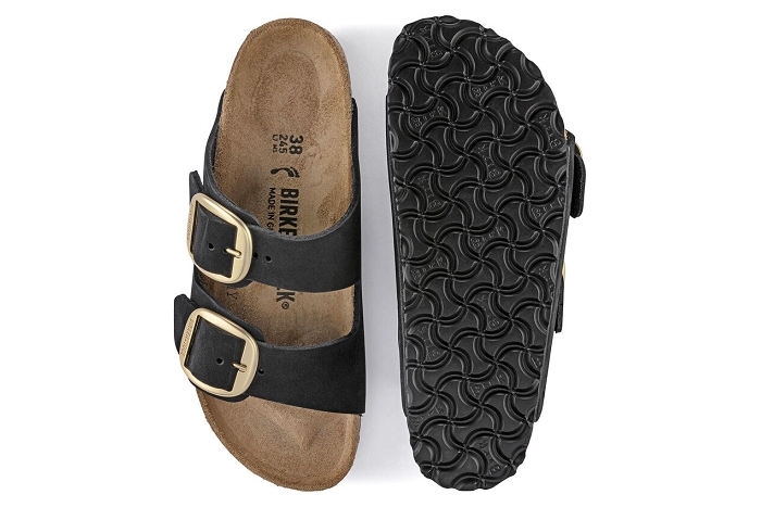 Birkenstock nu pieds sandale arizona  big buckle1023290 noir or3240301_6