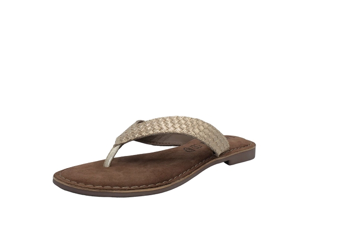 Lanzamani nu pieds sandale 75806 mule or3242601_3