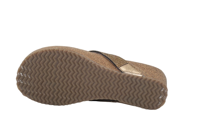 Lanzamani nu pieds sandale 75809 mule bronze3242701_6