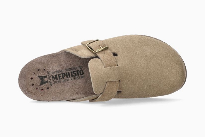 Mephisto nu pieds sandale halina   mule taupe3243601_3