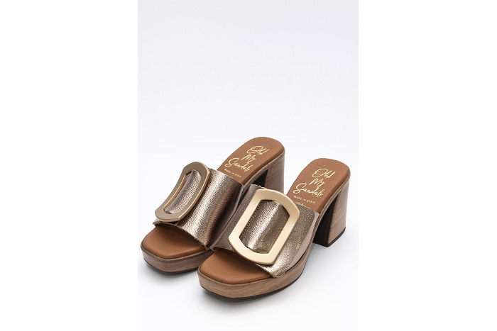 Ohmysandals nu pieds sandale 5394mule bronze3244201_3