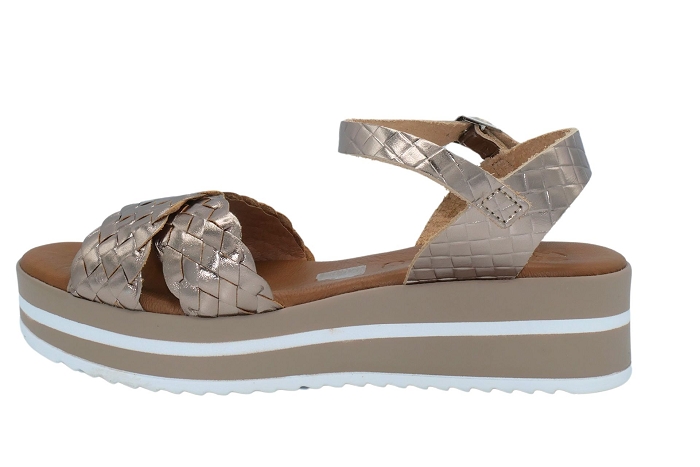 Ohmysandals nu pieds sandale 5491tresse bronze3244301_2