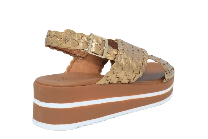 Ohmysandals nu pieds sandale 5492tresse bronze3244701_3