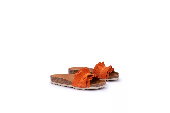 Verbenas nu pieds sandale rocio mule orange3245101_2