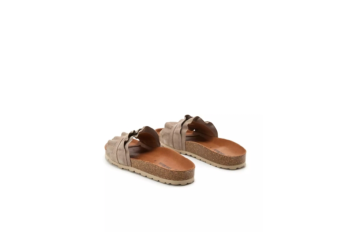 Verbenas nu pieds sandale rocio mule taupe3245301_2