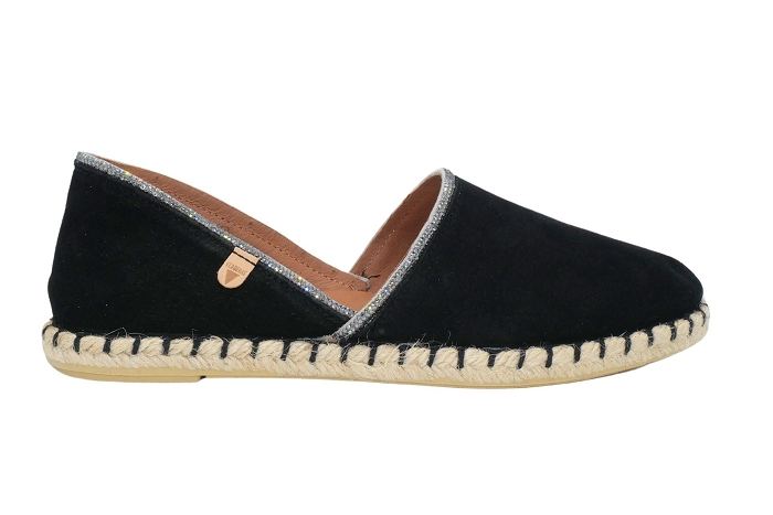 Verbenas ballerines carmen espa velours noir