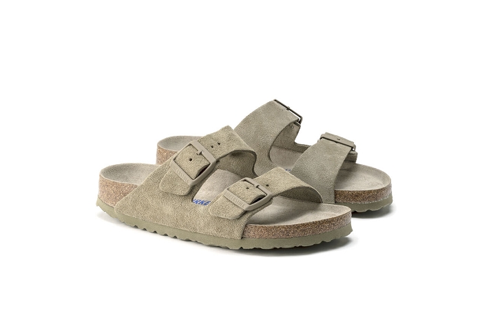 Birkenstock nu pieds sandale arizona faded kaki homme 1019088 kaki3247701_5