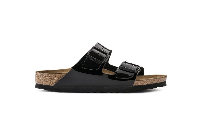 Birkenstock nu pieds sandale arizona bs noir vernis vernis noir