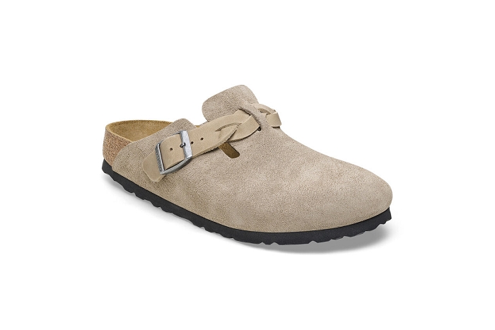 Birkenstock nu pieds sandale boston braided taupe taupe