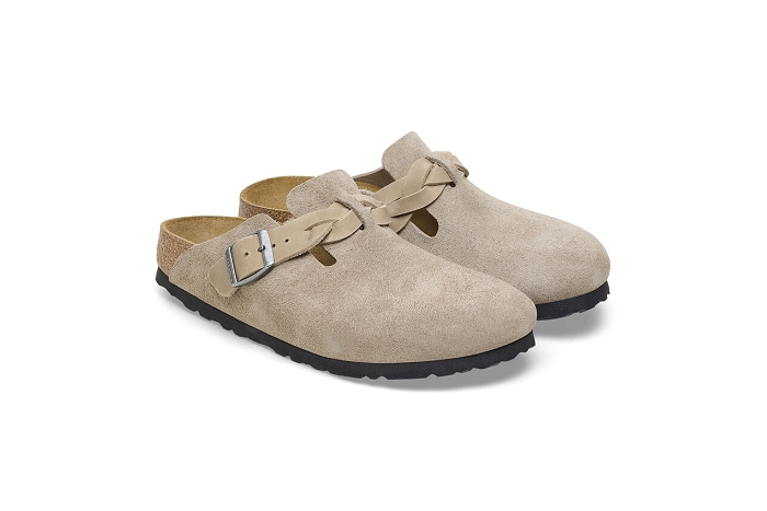 Birkenstock nu pieds sandale boston braided taupe taupe3251901_3