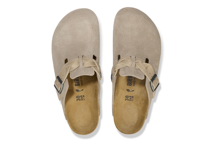 Birkenstock nu pieds sandale boston braided taupe taupe3251901_4