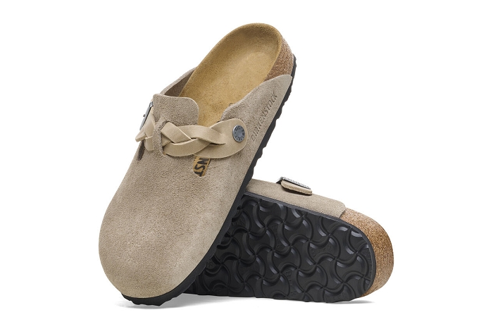 Birkenstock nu pieds sandale boston braided taupe taupe3251901_5