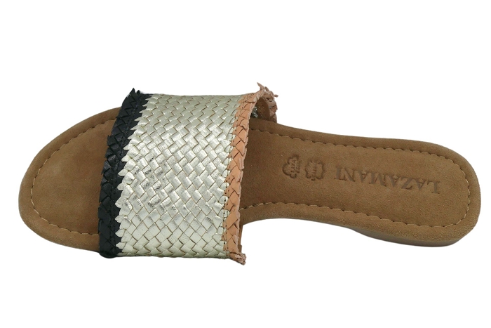 Lazamani nu pieds sandale 33786 noir or3252401_3