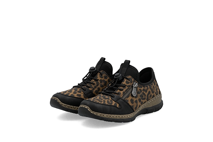 Rieker baskets n3290 leo noir marron3263901_3
