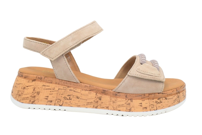 Gabor nu pieds sandale 62740 taupe