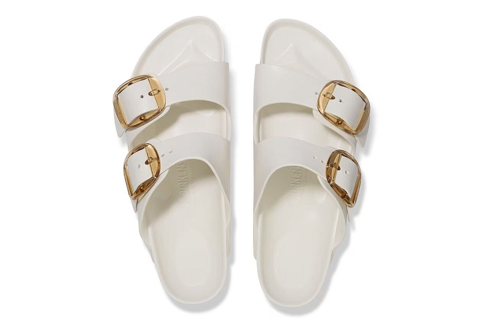 Birkenstock nu pieds sandale arizona big buckle eva beige blanc3328001_4