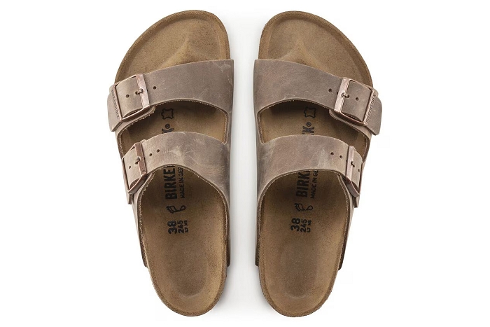 Birkenstock nu pieds sandale arizona hom 352203 tobacco taupe3328701_3