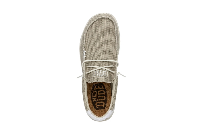 Hey dude bateaux wally braided off white blanc antic3329601_3
