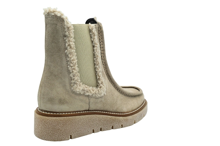 Pedro mirales boots bottines 27309 boots col fourre beige3332001_3