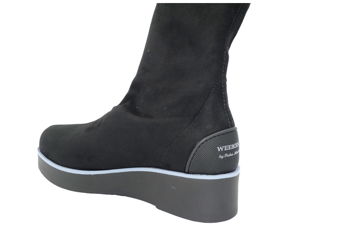 Pedro mirales boots bottines 27501 botte strech noir3332701_3