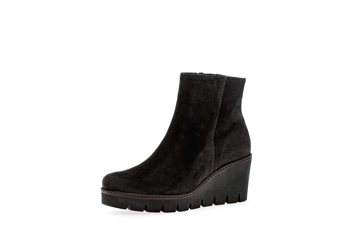 Gabor boots bottines 74780boots vel velours noir3337701_2