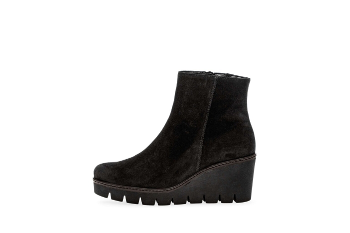 Gabor boots bottines 74780boots vel velours noir3337701_3
