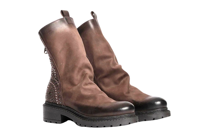 Metisse boots bottines ma 1024 revers buck marron3339901_3
