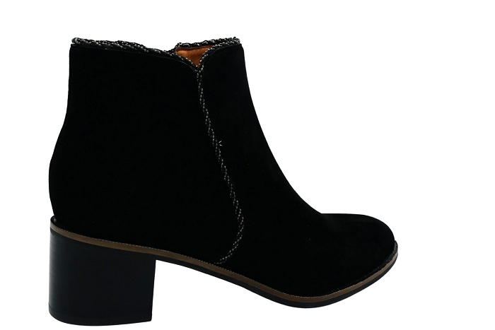 Mamzelle boots bottines tiglon boots velours noir3340101_3