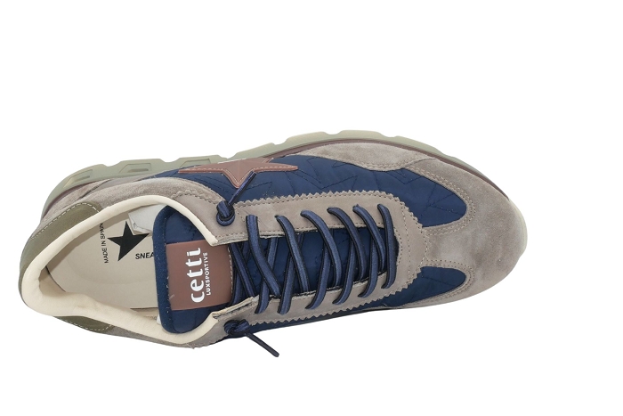 Cetti baskets c 1385 hom beige marine3346101_4