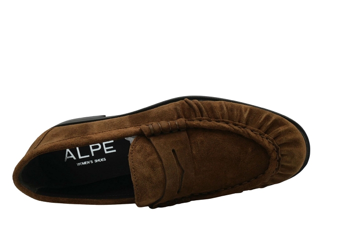 Alpe mocassin 5328 moc vel marron buck marron3347201_3